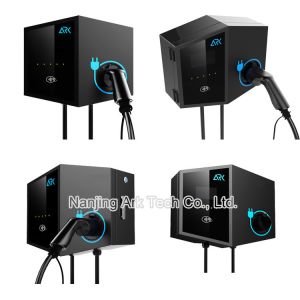 China Wall Mounted 22KW 400V EV Charger Point , 3 Phase Level 2 EV Charging Station on sale