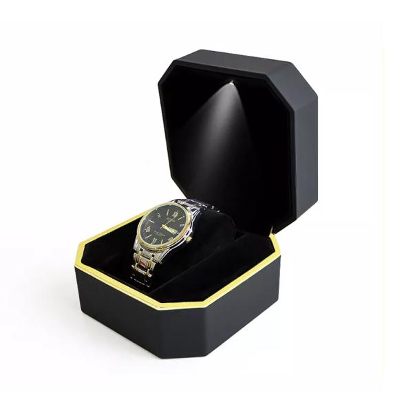 OEM Octagon Wrist Watch Packaging Box Handmade Led Watch Box