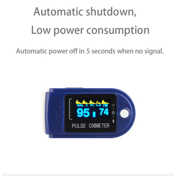 Home Portable Finger Clip Oximeter OLED Display 8 Seconds Fast Measurement