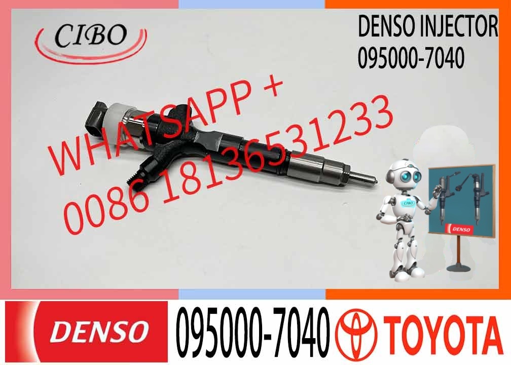 Fuel Injector 095000-7350 23670-30210 for Toyota Landcruiser Prado Daihatsu Delta 1KD-FTV
