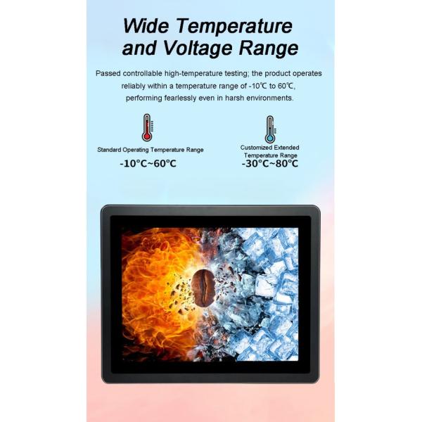 21.5 Inch 1920*1080 IP65 Touch Screen LCD Display Embedded PLC/Robot HMI Capacitive/Resistive Flat Panel Mount LCD Display