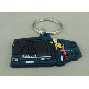 China Custom Soft PVC Keychain , Promotional 2D Custom Rubber Keychains on sale