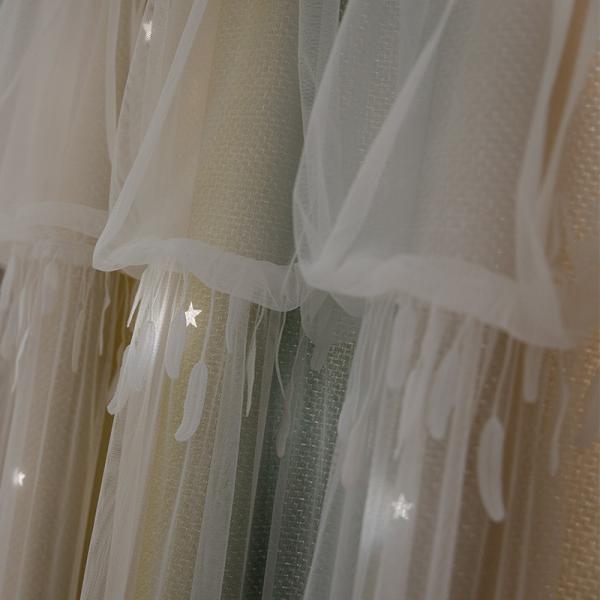 Hotel 100% Polyester Curtain Fabric Plain Luxury Home Textile