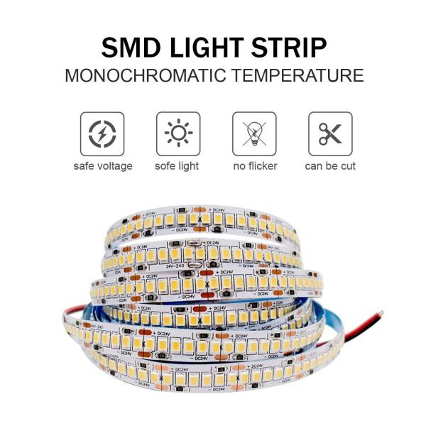 Customize LED Chip 24V 140LEDs/M 12W/M Smd 2835 LED Strip Light for Indoor Decoration