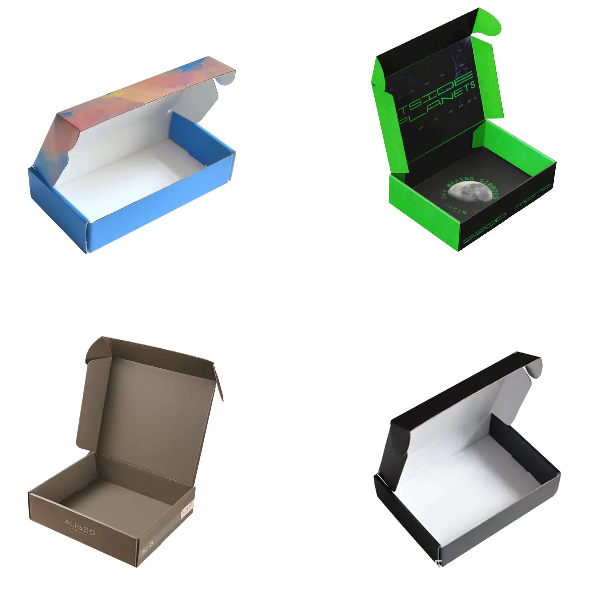 Airplane Packaging Box With Insert Shipping Paper Kraft Mailer Box Packaging With Logo Corrugated Custom Shipping Mailer Box