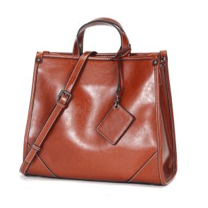Buy cheap Tote Bags for Women Genuine Cow Leather Handbags Office Bag from wholesalers