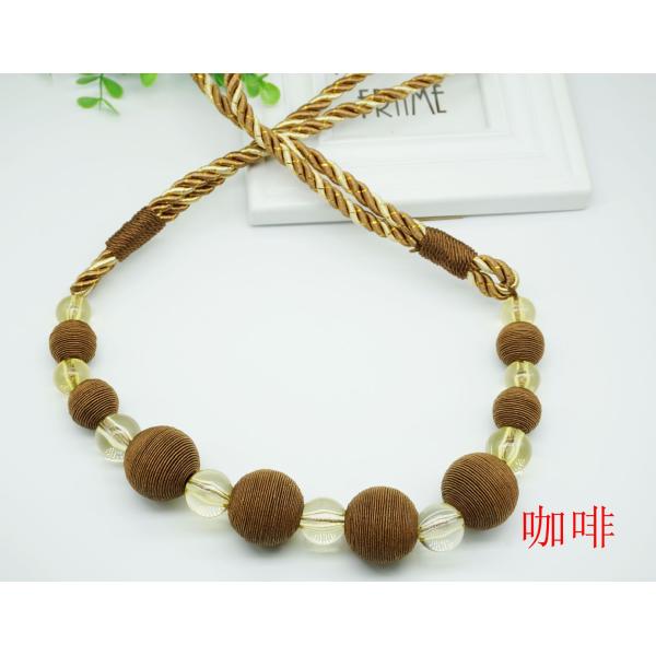 Delicate custom beads curtain tieback for home decoration
