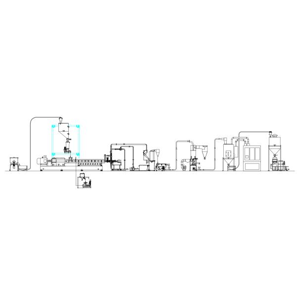 Sioplas Cable Extrusion Line under water pelletizing system