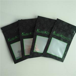 Buy cheap Custom Logo Kush Connect Packaging Bag Hemp Flower packaging Three Side Seal Bag With  product