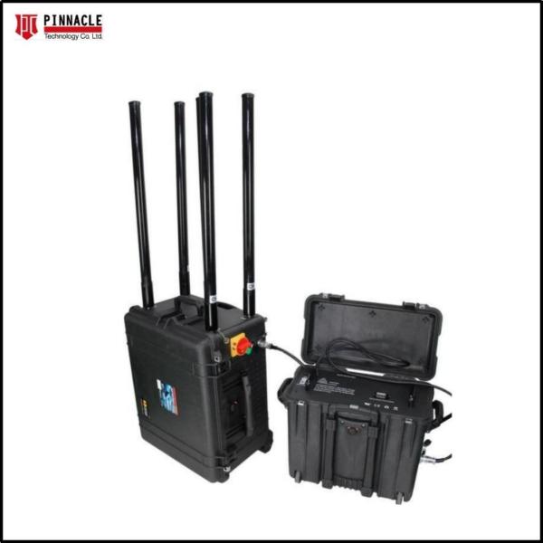 Dds 525W Portable Peilcan 7-Bands 20-6000MHz 433MHz/900MHz/1200MHz/2.4G/5.8g/GPS Anti Drone Uav Signal Jammer