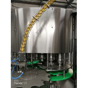 Mango / Sugarcane Aseptic Juice Filling Machine 40 Rinsing Heads 6000BPH