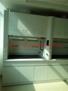Buy cheap Alkali And High Temperature  Resist All Steel Fume Hood With Third Level Air Exhaust / Tempered Glass Window product