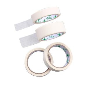 Buy cheap 1 Inch Width Embossed Paper White Painters Tape Rubber Adhesive product