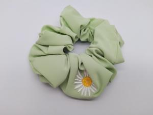 Buy cheap Unique Fabric Hair Ties Soft Fabric Scrunchie With Daisy Pattern product
