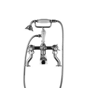 Classical Double Handle Bath Shower Mixer With 3 Years Warranty