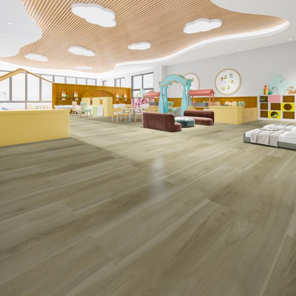 Plastic Spc Plank Wood Grain Stone Plastic Composite Flooring UV Coating Waterproof Vinyl Floor Click