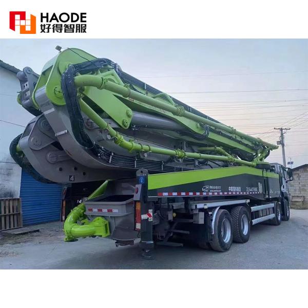 2021 Years Zoomlion Scania 63m (5 axle) Used Concrete Pump Truck 58m Horizontal Delivery Distance