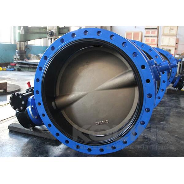 Double Flanged Rubber Lined Butterfly Valve DN50-DN1200