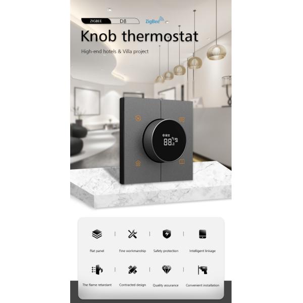 UK Standard Home Smart Thermostat Tuya Zigbee 3.0 Wireless App Control Type