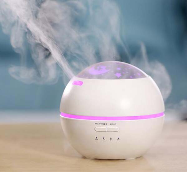 Essential Oil Diffuser 150ML Shadow Wood Grain Ultrasonic Aroma Diffuser Humidifier