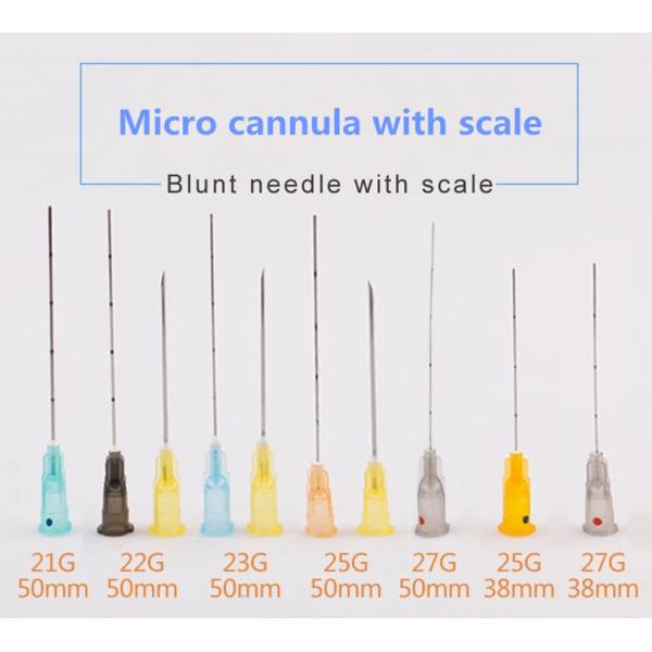 Lastic Surgery Cosmetic Cannula Sterile 21G Blunt Tip Needle