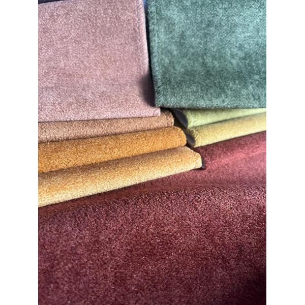 Chenille Velvet Sofa Fabric Stain Resistant For Home Decoration