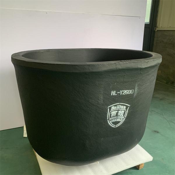 Silicon Carbide Graphite Oval Type Crucible Metal Melting Oxidation Chemical Resistance