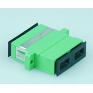 Single Mode SC APC Flangeless Fiber Optic Cable Adapter
