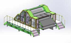 Buy cheap HONGYI 2500mm Double Cylinder Nonwoven Carding Machine for Wool product