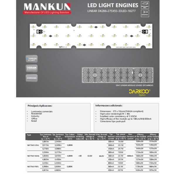 1f LED Linear Module Aluminum Board Circuit SMT PCBA For Panel Light