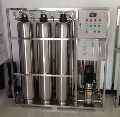 500LPH Monoblock Reverse Osmosis RO Drinking Water Treatment Machine with FRP filter