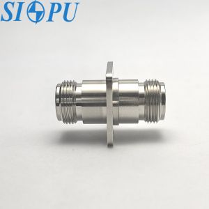 N Female to N Female RF Coax Adapter – Flange Mounted