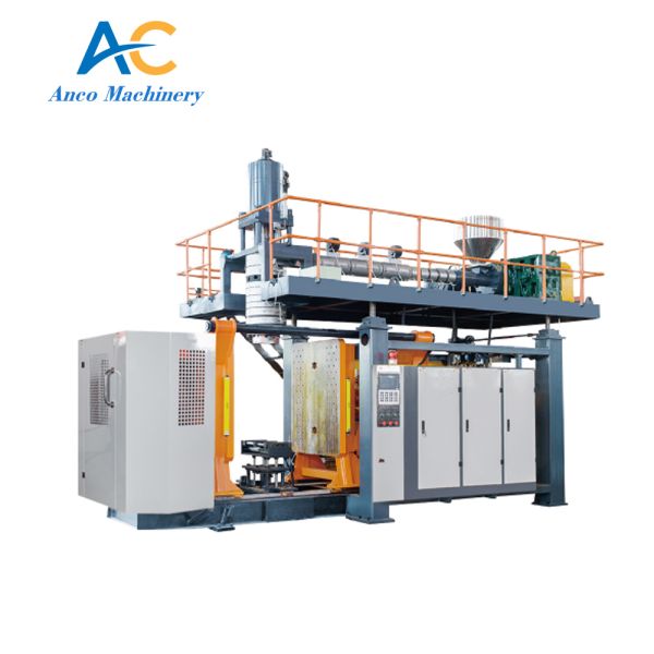 PET HDPE Extrusion Blow Molding Machine front view