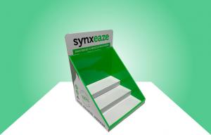 Buy cheap Three Tiers Cardboard Counter Display Stands For Selling Pain Relief Medicine product