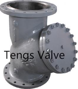Buy cheap API CL300 Cast Steel Industrial Flanged Strainer Y Type, Ansi 300 LB Y (Wye) Strainer Filter product