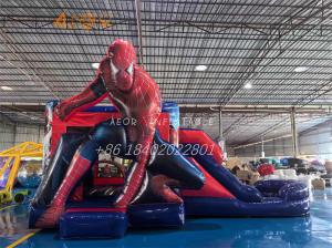 Buy cheap Inflatable Spider Man Castle Combo Commercial Inflatable Bouncy Jumping Castle product