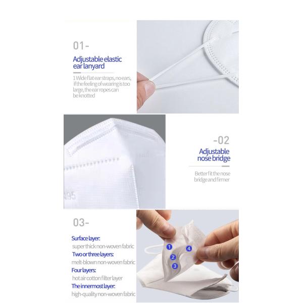 Fast Delivery Foldable Face KN95 Respirator KN95 Face Mask