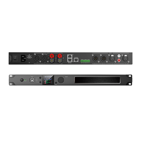 2*2 Way Network Ethernet Audio With DSP Power Amplifier Digital Processor Dante Amplifier