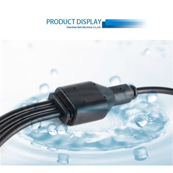 Y Splitter IP67 Fast Charging Data Cable 3 Way Waterproof 2 3 Pole