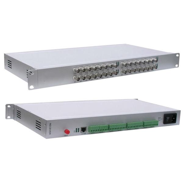 20KM 64channels FTTH Fiber Optic Media Converters SingleMode