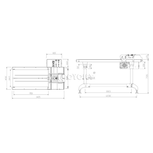 CPG 450-D Cards Paging Machine Pagination Paper Feeder Machine