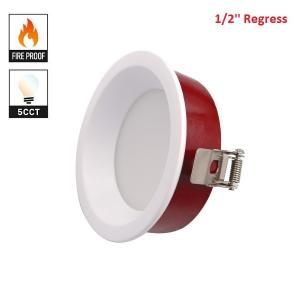 Buy cheap COB Fire Rated LED Recessed Lights , 4inch 12w Wet Location LED Downlight product