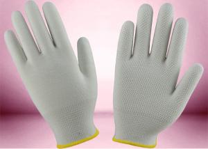 China Slip Proof Cotton Knitted Gloves 13 Gauge 100% Polyester Seamless Gloves on sale