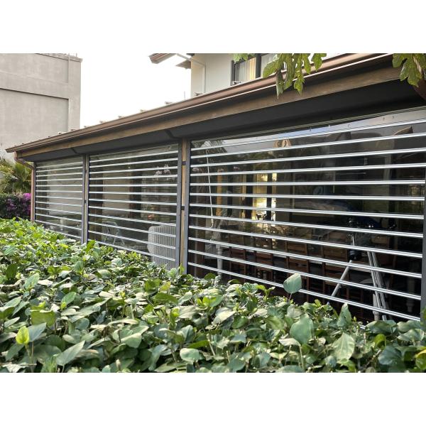 PC Roller Shutter Door / PC100 Transparent Polycarbonate Rolling Shutter Door