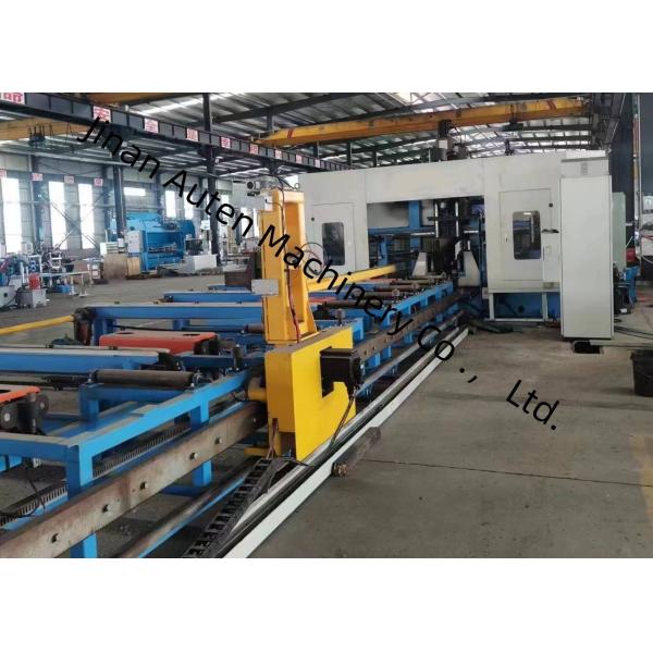 3pcs Main Spindle CNC I Beam Drilling Shearing And Tapping Machine 11KW Motor Power