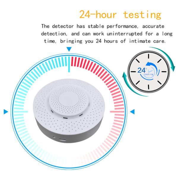 Zigbee/Tuya WIFI smart carbon dioxide detector gas sensor CO2 formaldehyde VOC temperature and humidity APP control