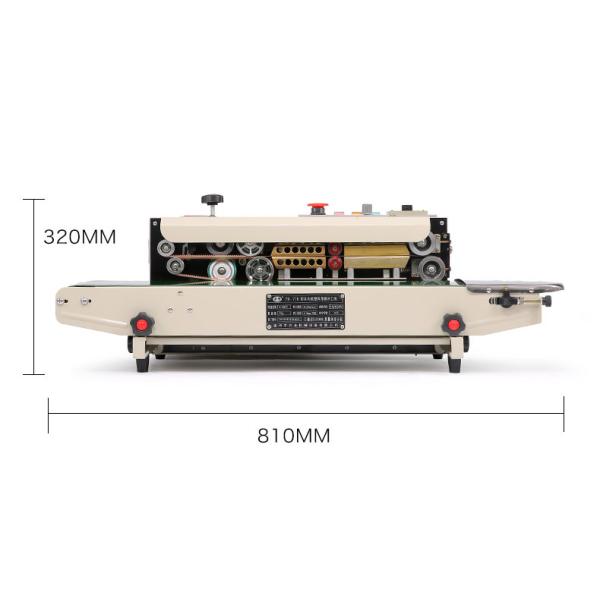 Electric Driven DUOQI FR-770 Commodity Shrink Sleeve Seaming Machine Continuous Sealing Machine with Counter