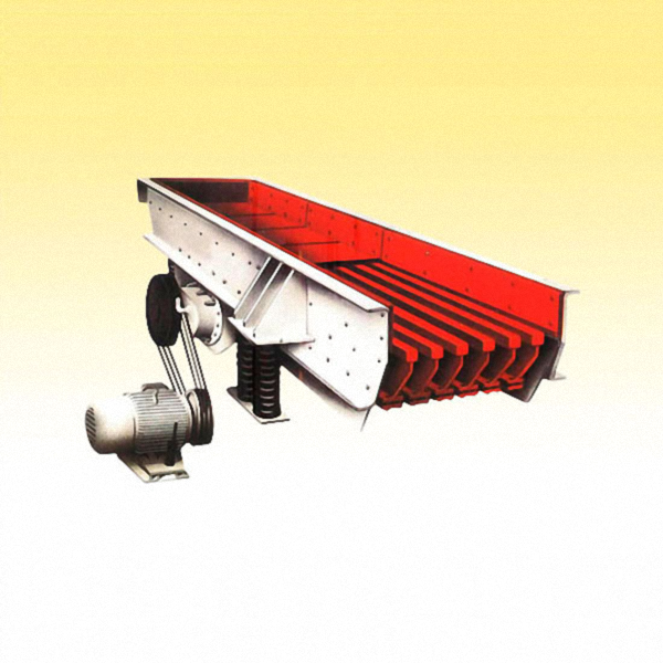 Limestone / Granite Vibratory Feeder High Efficiency Convenient Maintenance