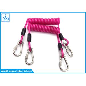 Buy cheap SGS 16mm Coil Ring Tools Security 3m Spring Lanyard product
