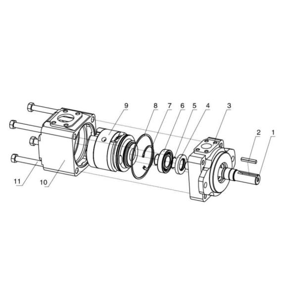 Denison Type Fixed Displacement Vane Pump T6CC T6CCM T6CCW T6CCMW